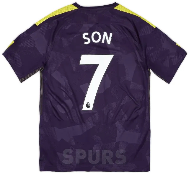 2017-18 Tottenham Third Shirt Son #7 - 8/10 - (S)