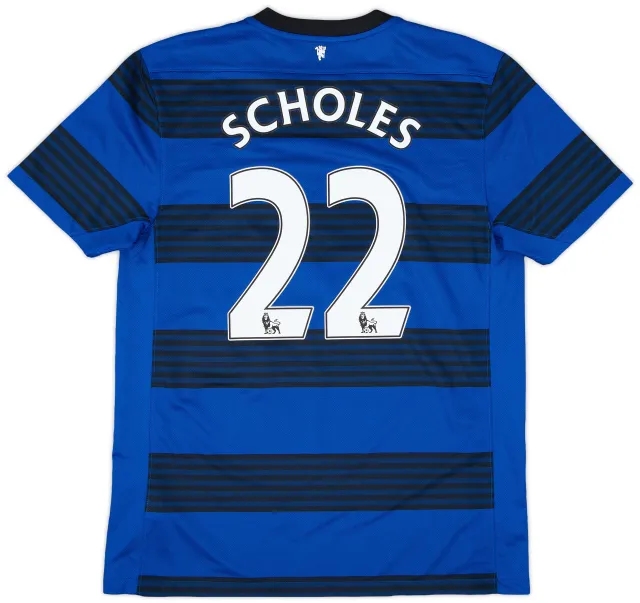 2011-13 Manchester United Away Shirt Scholes #22 - 10/10 - (L)