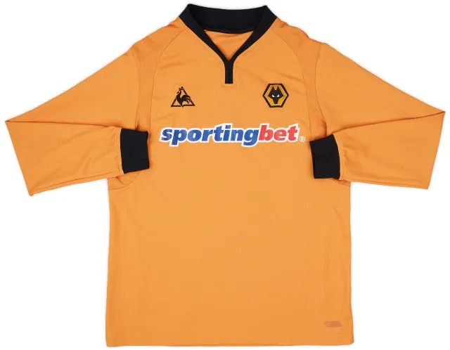 2009-10 Wolves Home L/S Shirt - 7/10 - (XL)