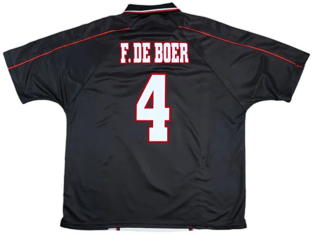 1998-99 Ajax Away Shirt F.De Boer #4 - 7/10 - (XXL)