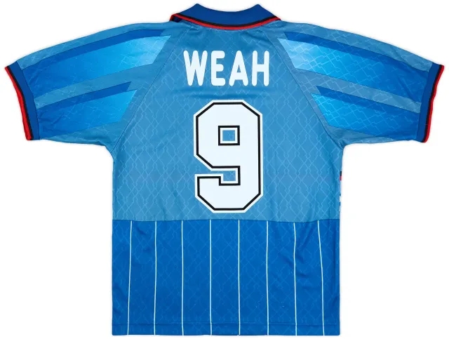 1995-96 AC Milan Fourth Shirt Weah #9 - 7/10 - (S)