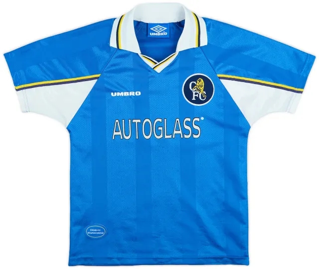 1997-99 Chelsea Home Shirt - 8/10 - (M.Boys)