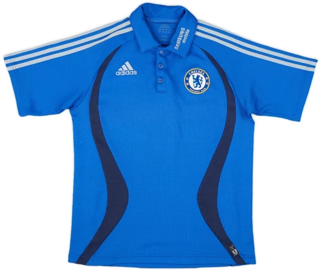 2007-08 Chelsea adidas Polo Shirt - 8/10 - (M)