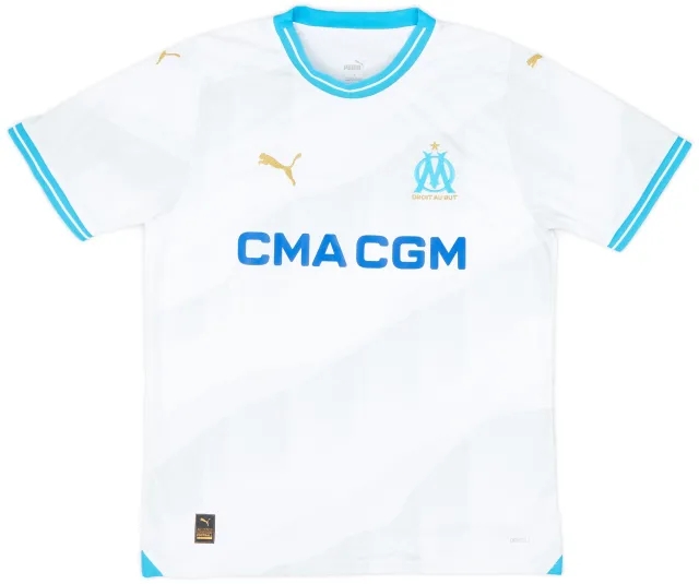 2023-24 Olympique Marseille Home Shirt - 10/10 - (L)