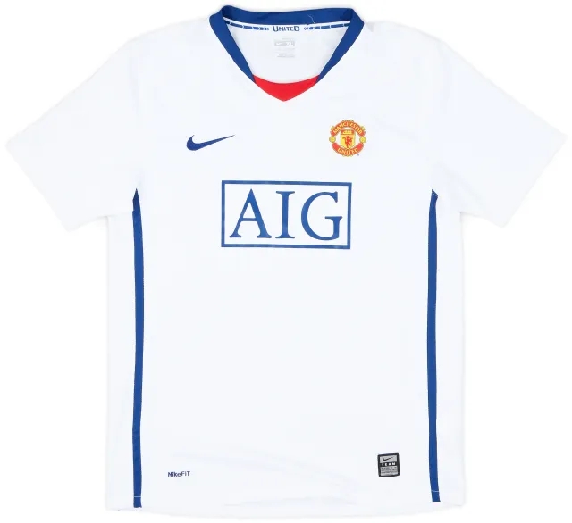 2008-10 Manchester United Away Shirt - 9/10 - (XL.Boys)