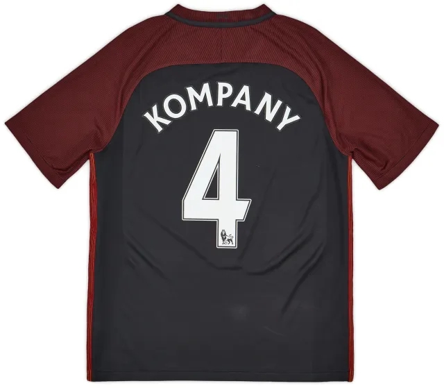2016-17 Manchester City Away Shirt Kompany #4 - 10/10 - (M)
