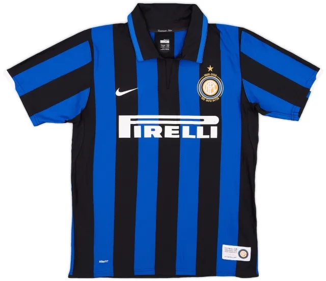 2007-08 Inter Milan Centenary Home Shirt - 8/10 - (L)