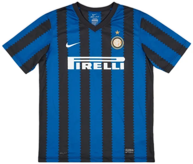 2010-11 Inter Milan Basic Home Shirt #52 - 7/10 - (XL.Boys)
