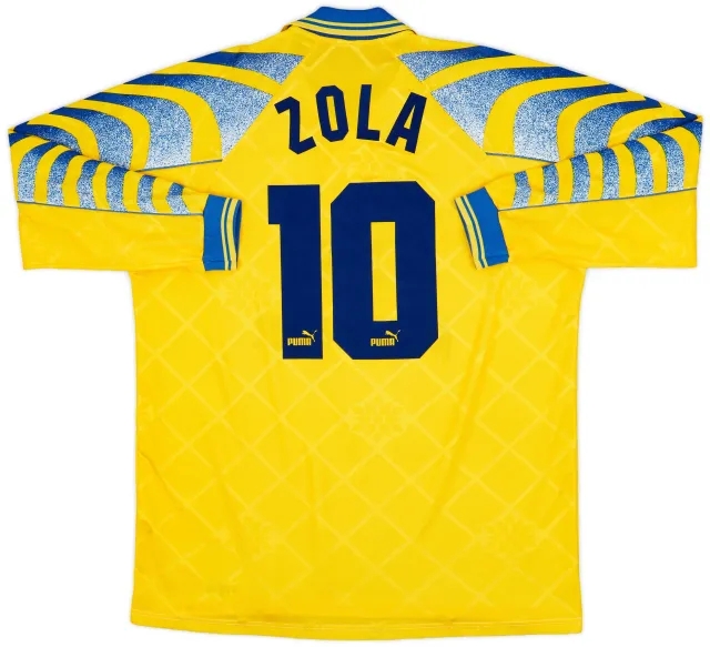 1995-96 Parma Third L/S Shirt Zola #10 - 8/10 - (XXL)