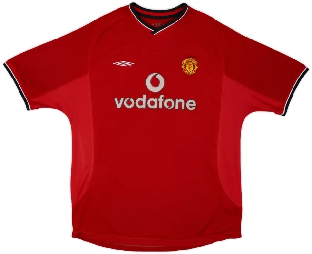 2000-02 Manchester United Home Shirt - 4/10 - (XL)