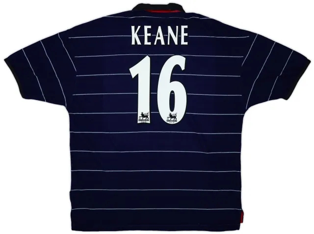 1999-00 Manchester United Away Shirt Keane #16 - 8/10 - (XL)