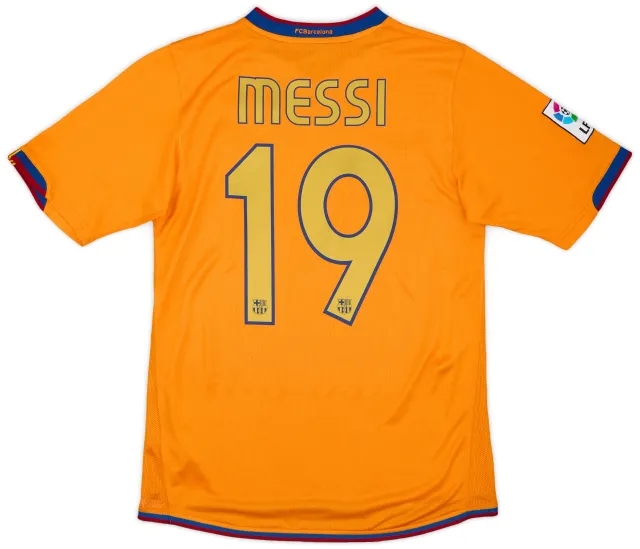 2006-08 Barcelona Away Shirt Messi #19 - 8/10 - (S)