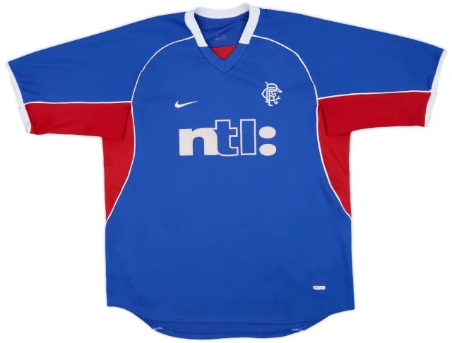 2001-02 Rangers Home Shirt - 9/10 - (L)