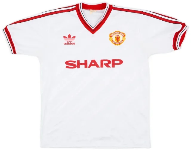 1986-88 Manchester United Away Shirt - 8/10 - (L)