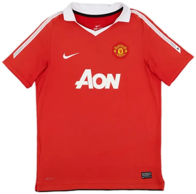 2010-11 Manchester United Home Shirt - 8/10 - (XL.Boys)