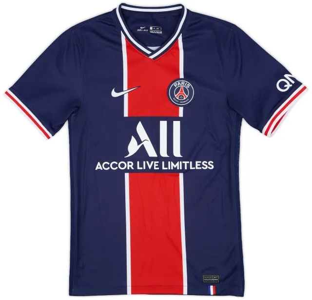 2020-21 Paris Saint-Germain Home Shirt - 9/10 - (XS)