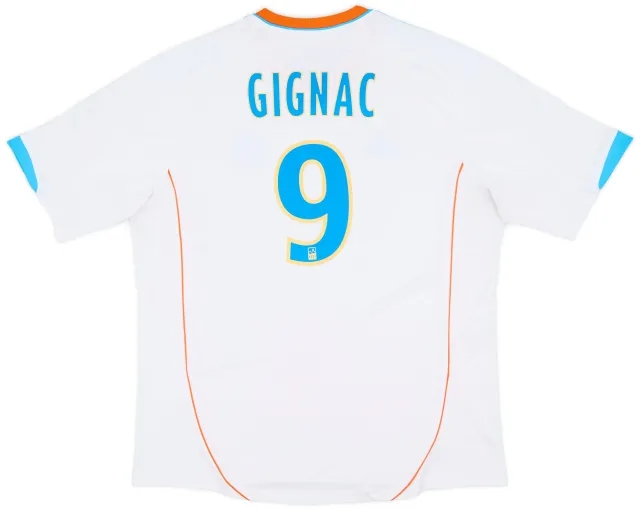 2012-13 Olympique Marseille Home Shirt Gignac #9 - 7/10 - (XL)