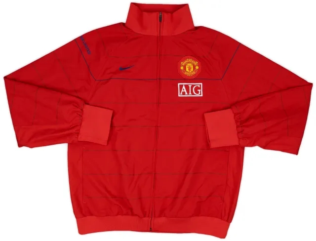 2008-09 Manchester United Nike Track Jacket - 10/10 - (L)