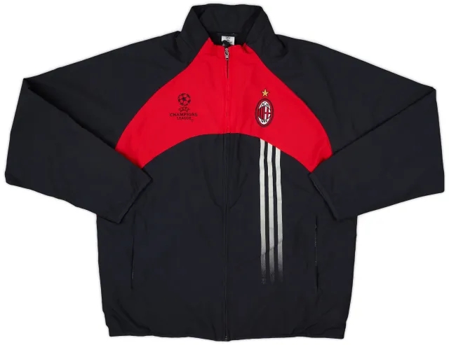 2003-04 AC Milan adidas CL Track Jacket - 9/10 - (S)