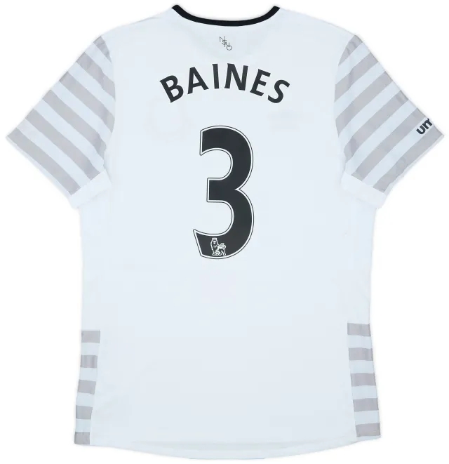 2015-16 Everton Away Shirt Baines #3 - 7/10 - (L)