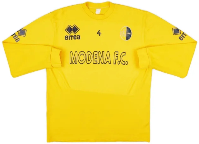 2000-01 Modena Errea Player Issue Sweat Top #4 - 5/10 - (L)