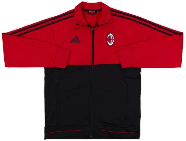 2011-12 AC Milan adidas Track Jacket - 9/10 - (M)
