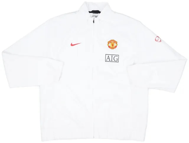 2009-10 Manchester United Nike Track Jacket - 9/10 - (XXL)