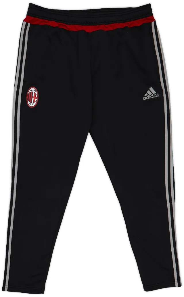2015-16 AC Milan adidas Track Pants/Bottoms - 9/10 - (XL)