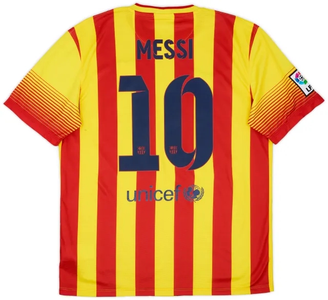 2013-15 Barcelona Away Shirt Messi #10 - 8/10 - (L)