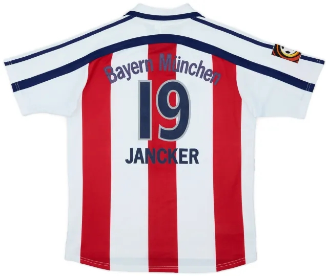2000-01 Bayern Munich Away Shirt Jancker #19 - 5/10 - (XL.Boys)