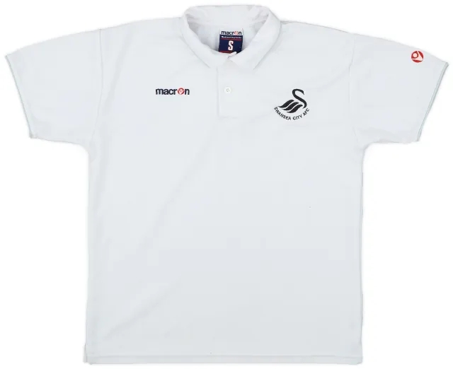 2006-07 Swansea City Macron Polo Shirt - 5/10 - (S)