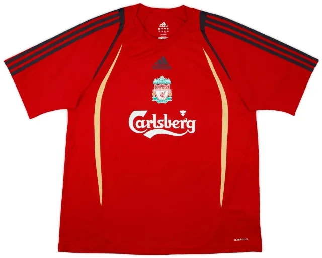 2009-10 Liverpool adidas Training Shirt - 9/10 - (XL)