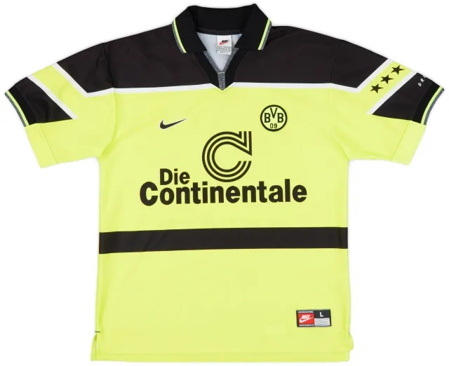 1997-98 Borussia Dortmund Home Shirt - 8/10 - (L)