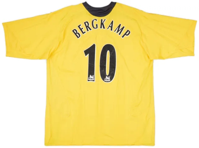 2005-06 Arsenal Away Shirt Bergkamp #10 - 7/10 - (XXL)