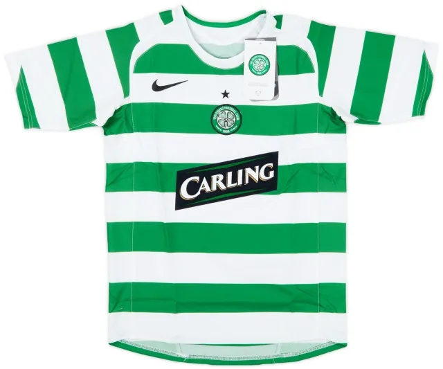 2005-07 Celtic Home Shirt (M.Boys)