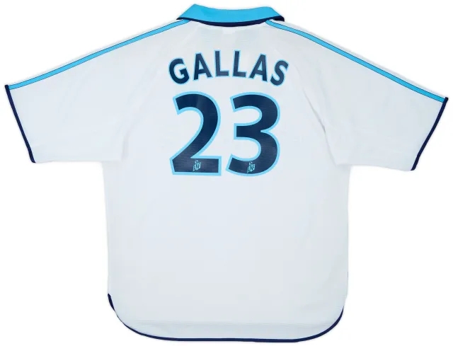 1999-00 Olympique Marseille Home Shirt Gallas #23 (L)