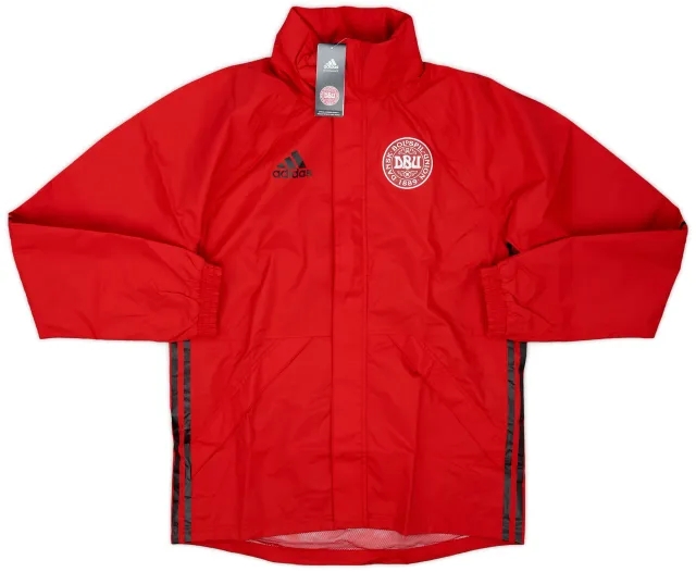 2015-16 Denmark adidas Hooded Rain Jacket (S)
