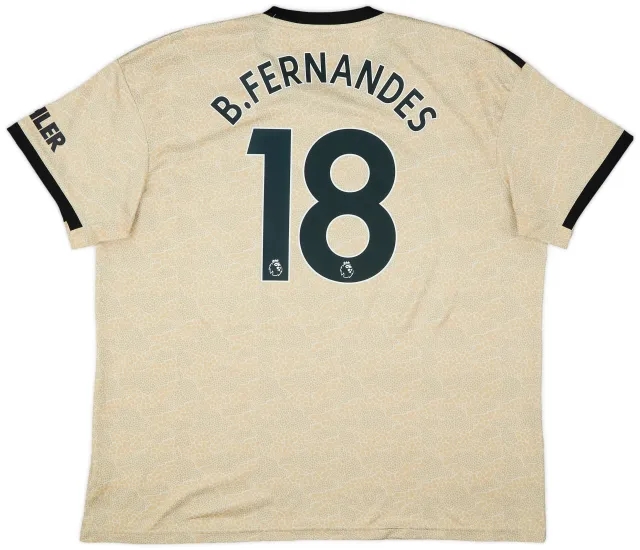2019-20 Manchester United Away Shirt B.Fernandes #18 - 6/10 - (XXL)