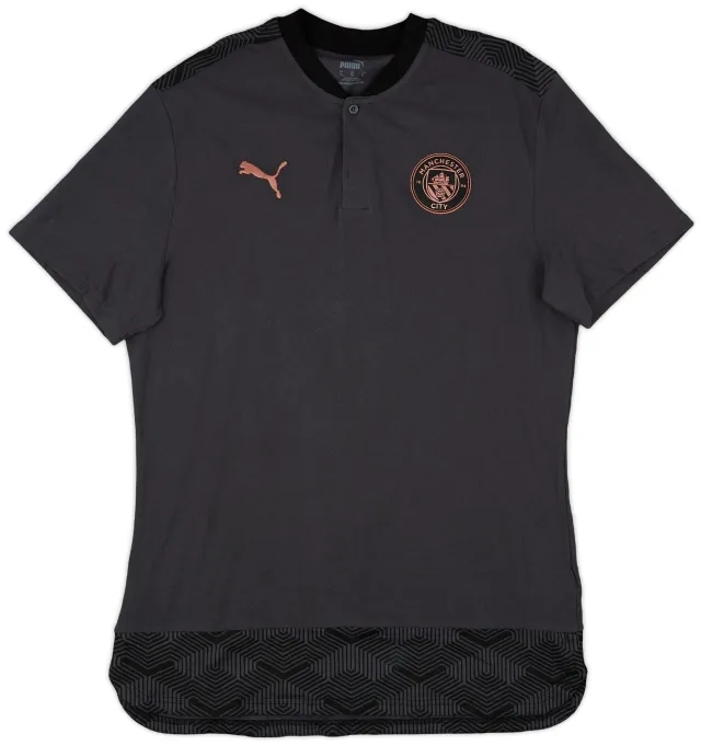 2020-21 Manchester City Puma Polo Shirt - 8/10 - (XL)