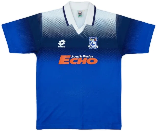 1996-97 Cardiff City Home Shirt - 7/10 - (S)
