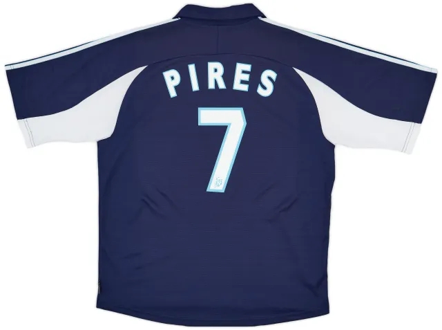1999-00 Olympique Marseille Away Shirt Pires #7 - 9/10 - (L)