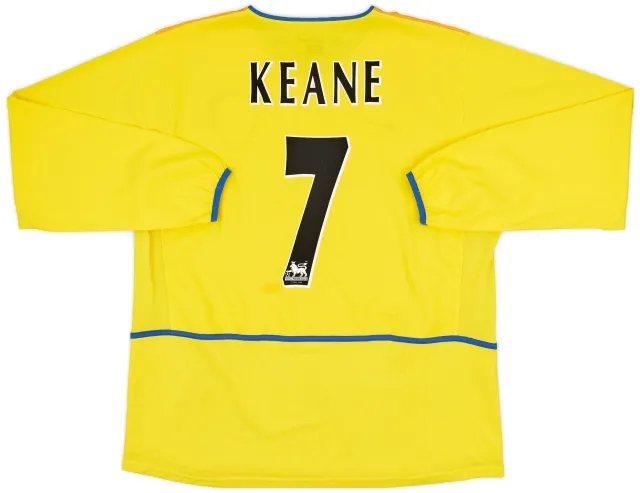 2002-03 Leeds United Away L/S Shirt Keane #7 - 6/10 - (XL)