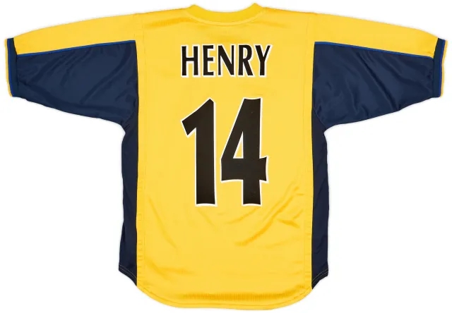 1999-01 Arsenal Away Shirt Henry #14 - 6/10 - (S)