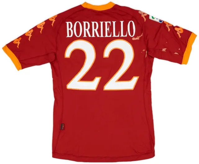 2010-11 Roma Home Shirt Borriello #22 - 4/10 - (XL)