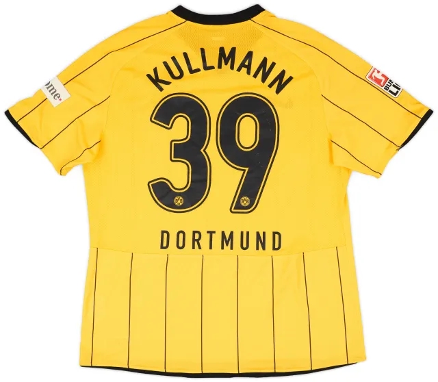 2008-09 Borussia Dortmund Match Issue Home Shirt Kullmann #39