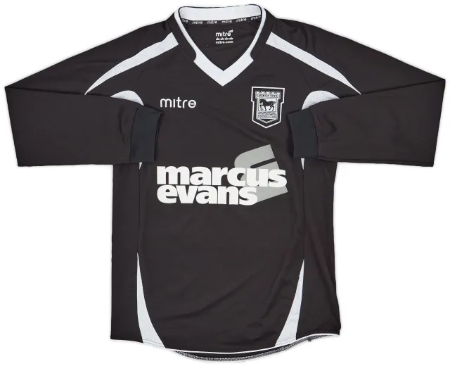 2010-12 Ipswich Away L/S Shirt - 8/10 - (S)