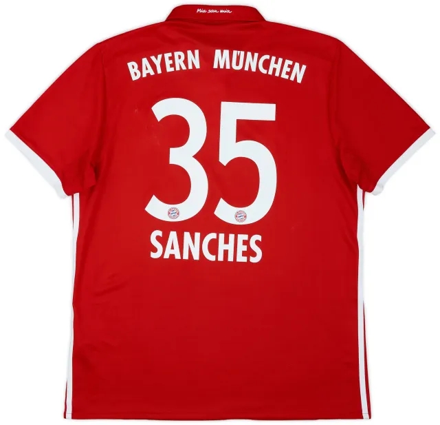 2016-17 Bayern Munich Home Shirt Sanches #35 - 8/10 - (L)