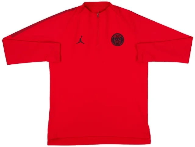 2018-19 Paris Saint-Germain Jordan 1/4 Zip Drill Top - 8/10 - (L)