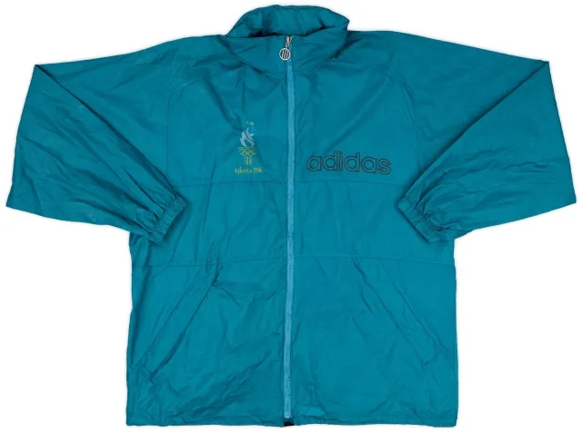 1996 Atlanta Olympic Games adidas Hooded Rain Jacket - 6/10 - (L)