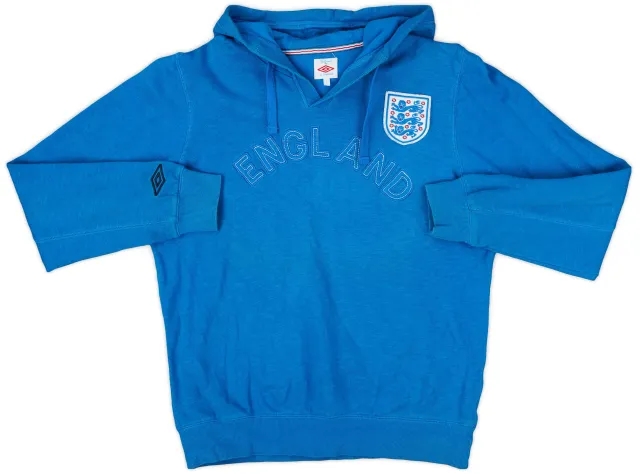 2011-12 England Umbro Hooded Sweat Top - 6/10 - (L)